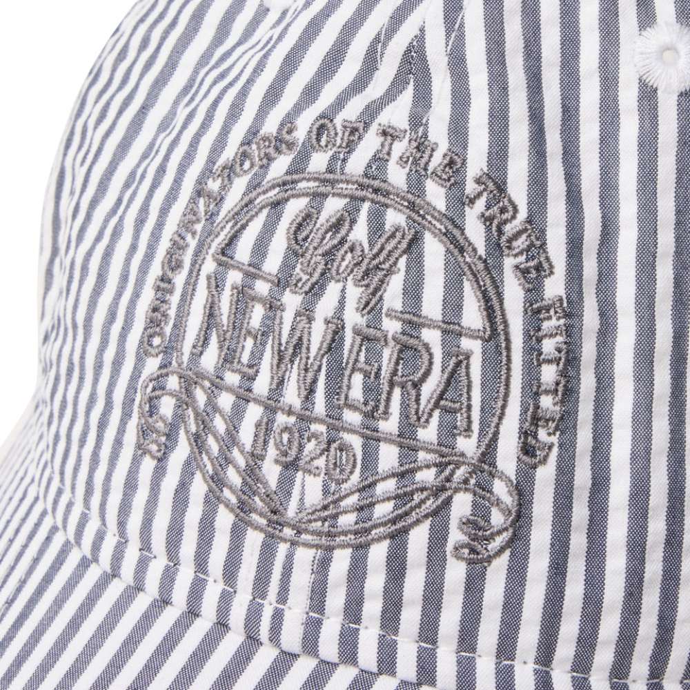 NEW ERA GOLF】9TWENTY トラッカー シアサッカー ストライプ・ブラック