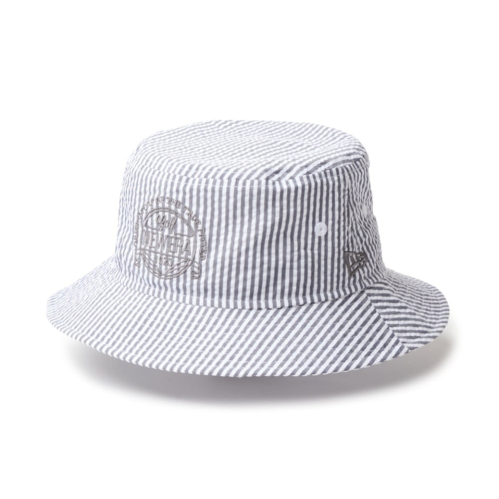 【NEW ERA GOLF】バケットハット01 シアサッカー ストライプ