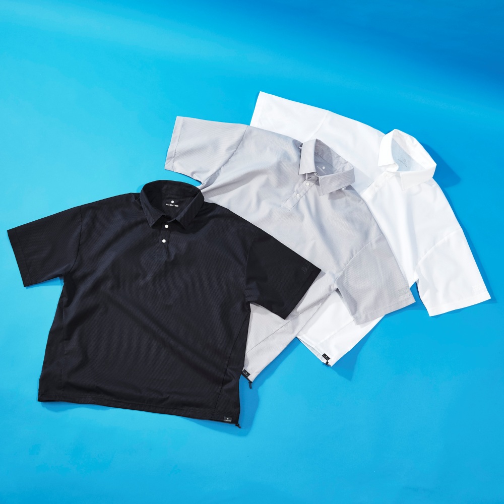 【ALLWEATHER】デュアルファンクション DotAir® ストレッチポロシャツ