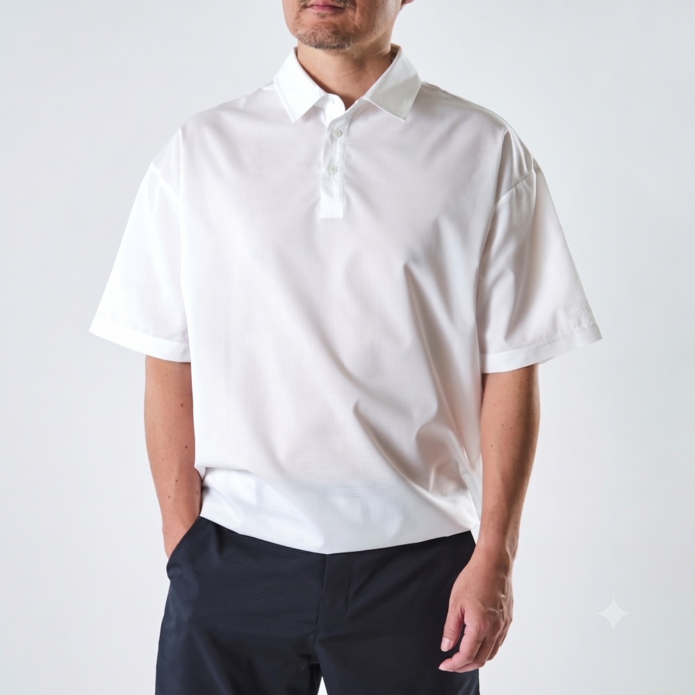 【ALLWEATHER】デュアルファンクション DotAir® ストレッチポロシャツ
