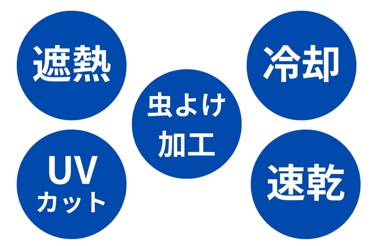 ゴルフダイジェストロゴ入り BUG OFF虫よけUVカット アイスフーディー