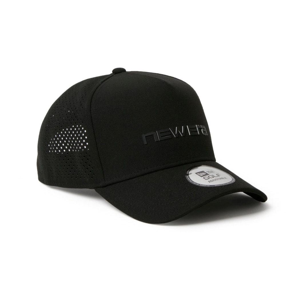 NEW ERA GOLF】9FORTY A-Frame レーザーパーフォレーティッド ブランドネームロゴ
