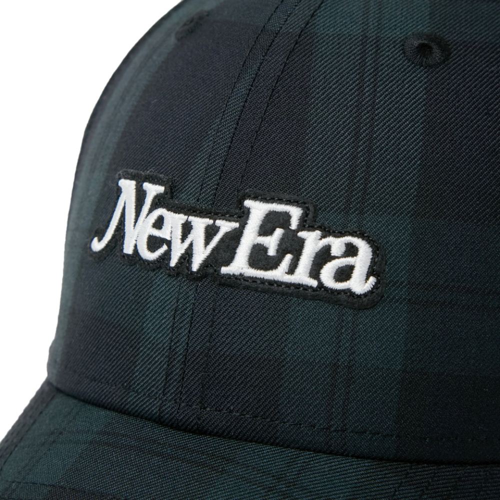 【NEW ERA GOLF】9FORTY ブラックウォッチ フェルトワッペンロゴ入り