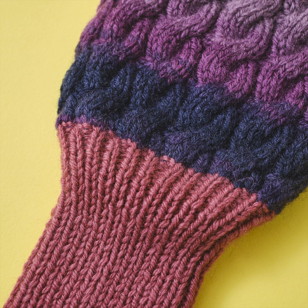 ハートニット ひだまりぽかぽか パターカバー