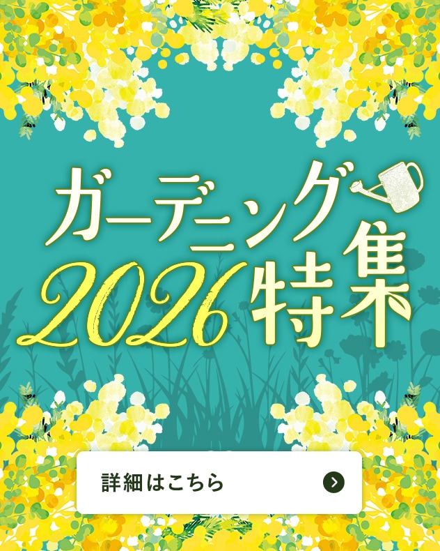2026年ガーデニング特集開催！春におすすめの植物が勢ぞろい