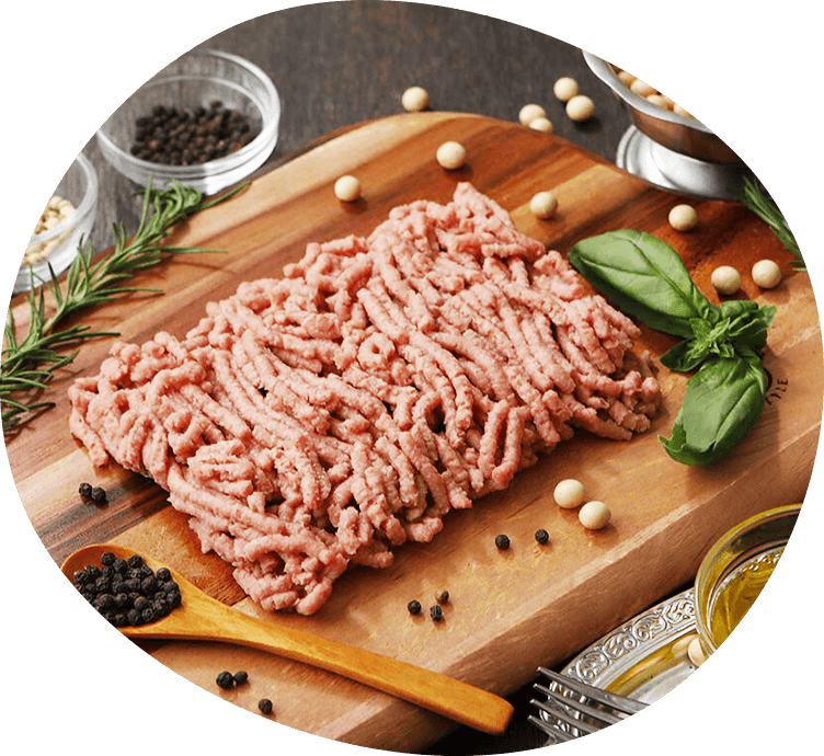 写真：Green Meatの植物肉を使用した合挽き肉