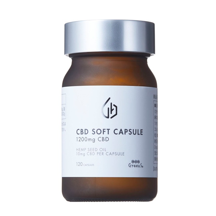 CBD SOFT CAPSULEソフトカプセル120粒 | CBDカプセル | Greeus