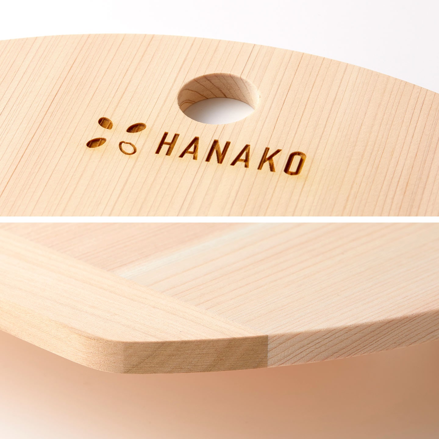 HANAKO 四万十ひのきD型まな板 大きいサイズ ｜hauhau（ハウハウ