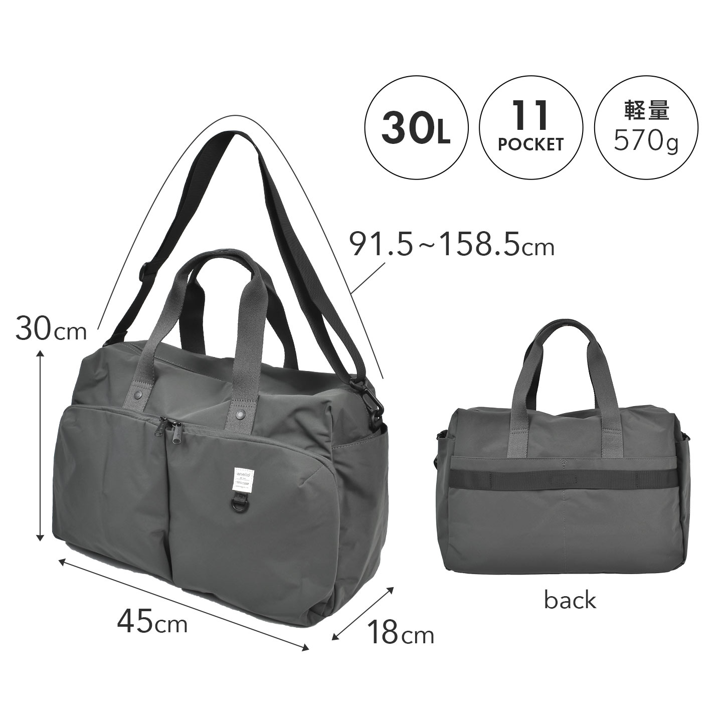 NEW STANDARD 2WAY ボストンバッグ ｜hauhau（ハウハウ）｜公式通販