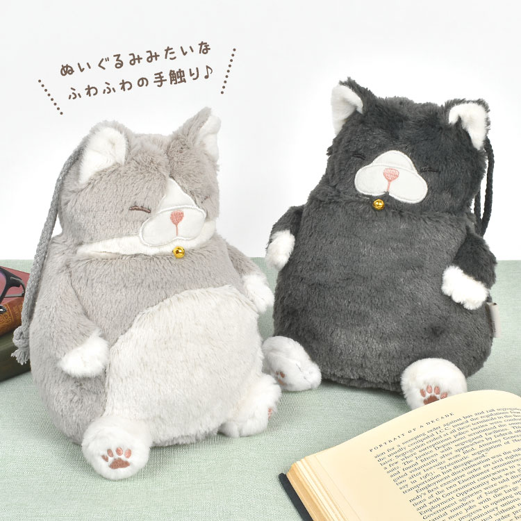 ねこ肯定感 巾着 ｜hauhau（ハウハウ）｜公式通販