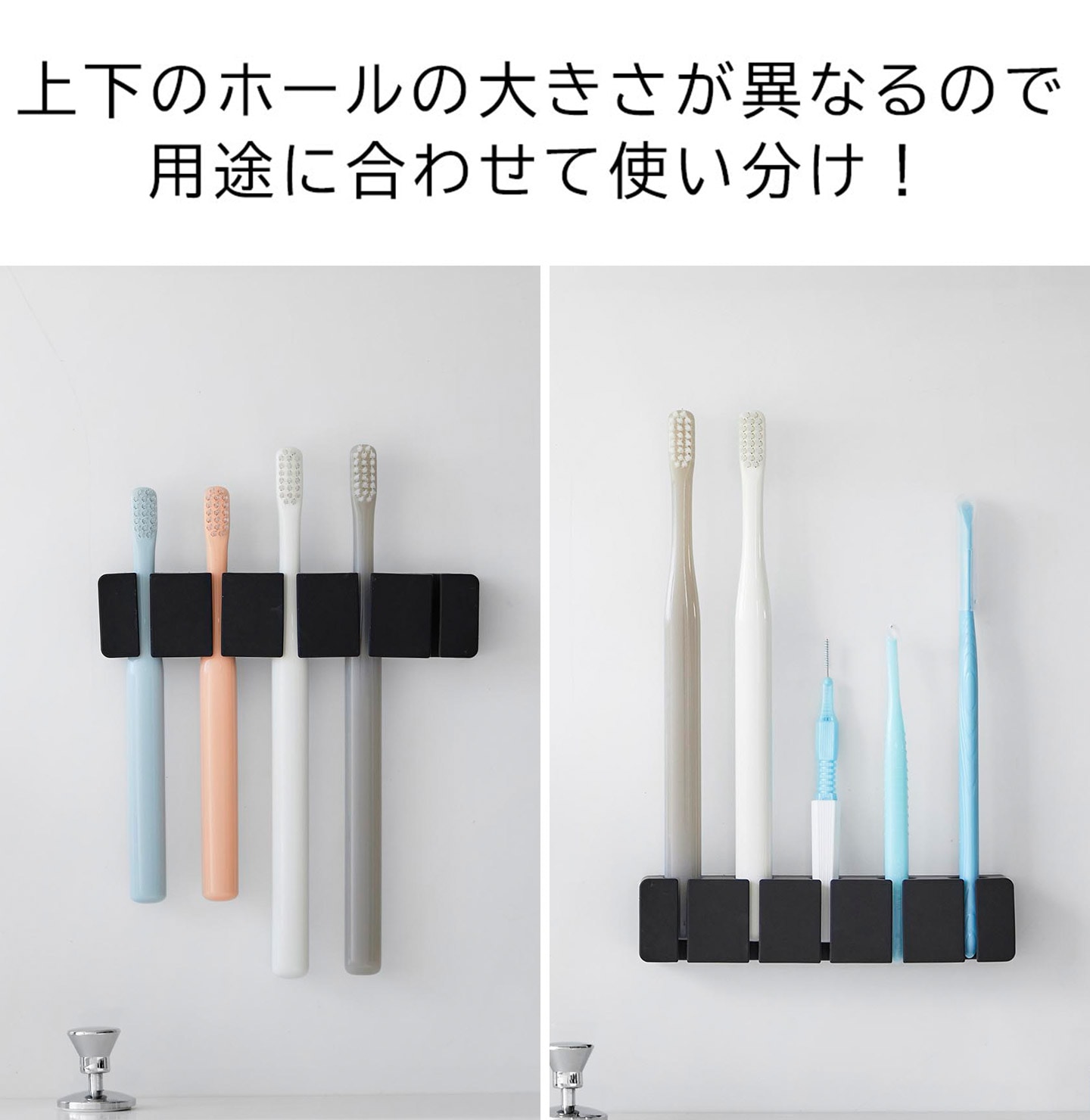 CGKs6anmU バスルーム用歯ブラシホルダー、セラミック歯ブラシホルダー