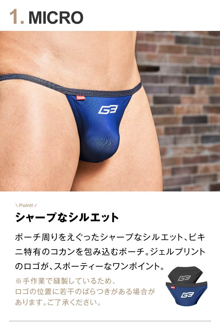 GLOSS SPORTS バックメッシュ マイクロ ビキニ