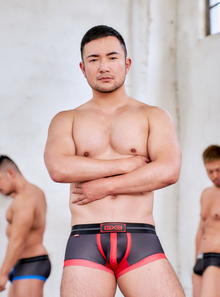 送料無料・GLOSS TOUCH DX ボクサーパンツ バリューパック WITH アームバンド-GX3 UNDERWEAR