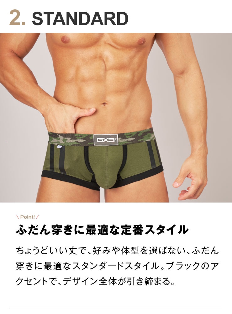 TOUGH ボクサーパンツ with MEGAパッド-GX3 UNDERWEAR