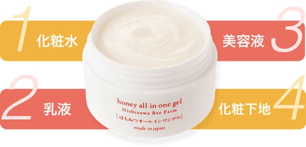 hrp 国産はちみつオールインワンゲル成分