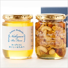 ビューティギフト（ヨーグルトにおいしいはちみつ・ナッツ＆ハニー）ギフト箱入り