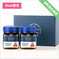 マヌカヘルス社 NZ産マヌカハニーMGO115＋（250g×2本）ギフト箱入り