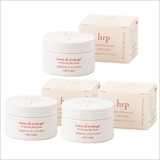 hrp 国産はちみつオールインワンゲル80g×3個セット