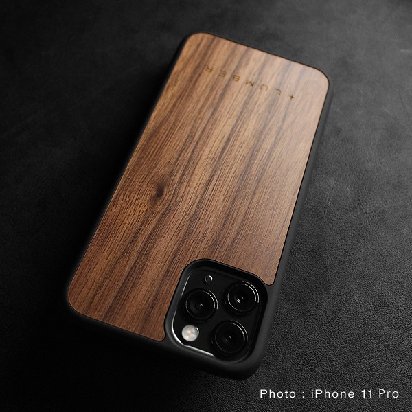 「iPhone 11Pro ALL-AROUND CASE」丈夫なハードケースと天然木をプラスしたiPhone11Pro専用木製アイフォンケース