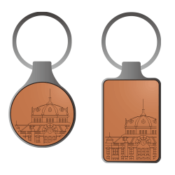 銘木の美しさをプラスした木製キーホルダー「KEYRING 001」