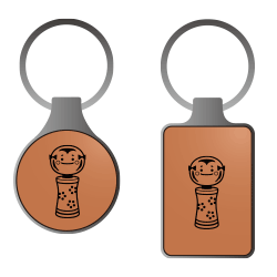 銘木の美しさをプラスした木製キーホルダー「KEYRING 001」