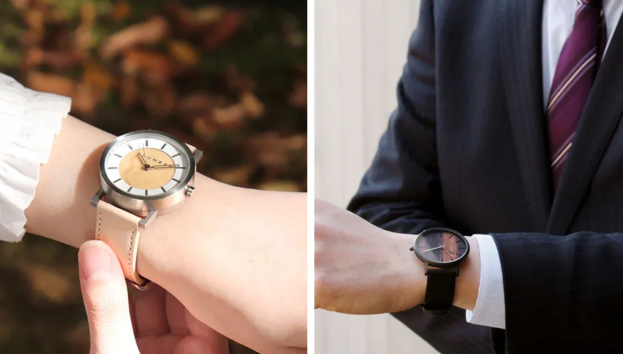 木の腕時計、天然素材がファッションに個性を加える一本 | おしゃれな