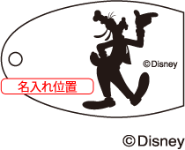 ディズニーキャラクターと一緒に名入れできます