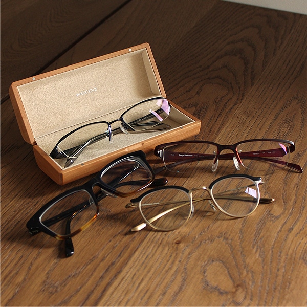 木製メガネケースに収納できるメガネの目安