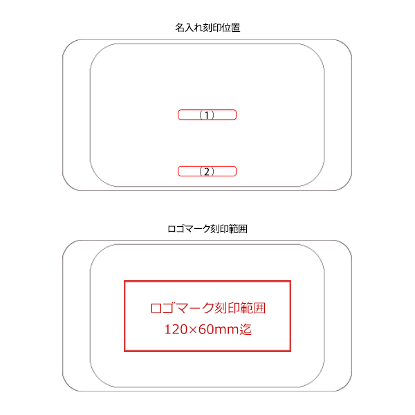 レーザー刻印をして名入れのプレゼント