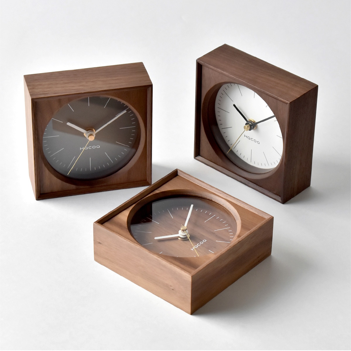デザイナーズのおしゃれな木製時計