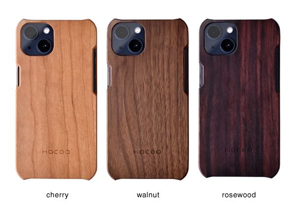 ネット限定】【13】【Hacoa】「Wooden case for iPhone13」iPhone13用