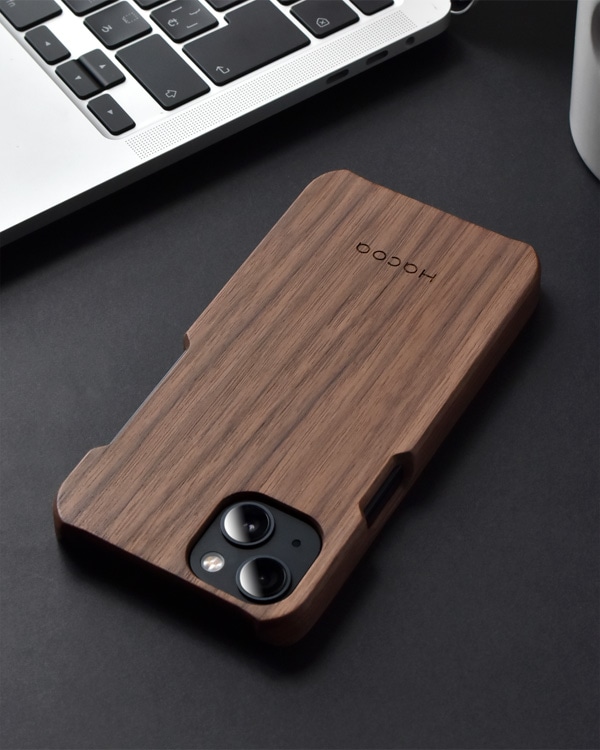 ネット限定】【13】【Hacoa】「Wooden case for iPhone13」iPhone13用