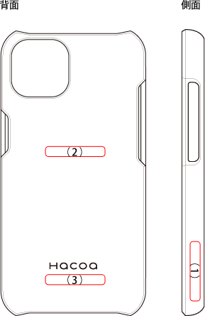 木製iPhone 13ケースに名入れ刻印できます