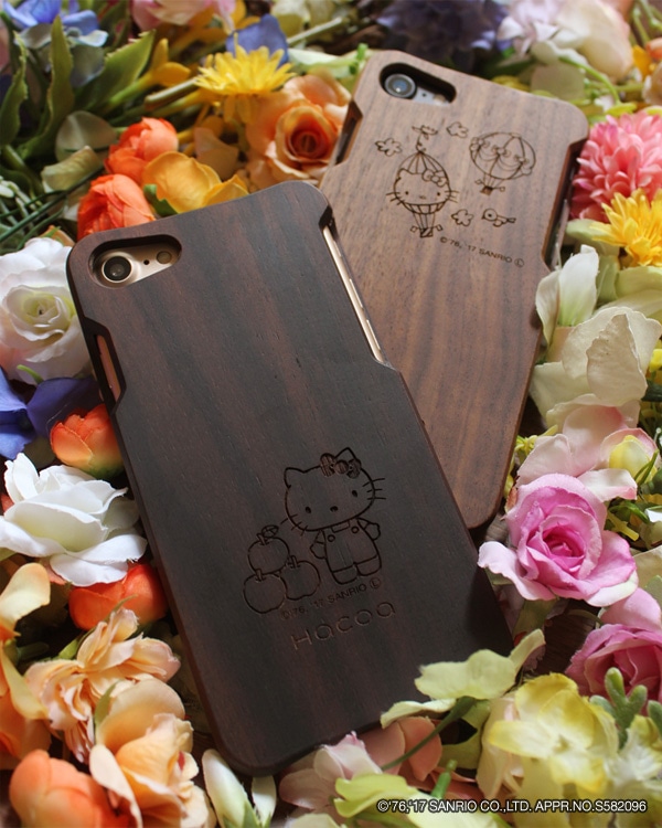 ハローキティ Wooden Case For Iphone 8 7 キティちゃんの刻印がかわいいiphone8 7用木製アイフォンケース Qi対応 おしゃれな北欧風木製雑貨 贈り物 名入れギフト Hacoaオンラインストア