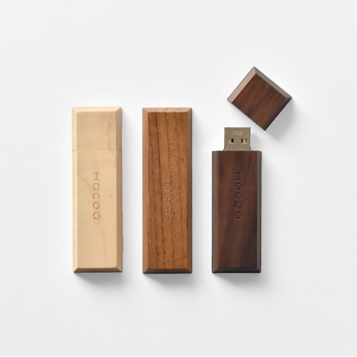 チョコみたいな木製USBメモリ