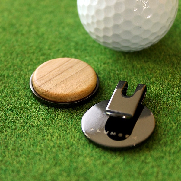 ゴルフが楽しくなる木製グリーンマーカー