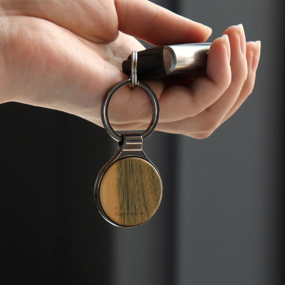 数量限定】「KEYRING 001（パロサント・シャムガキ）」木製
