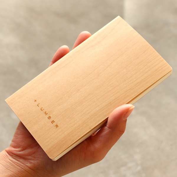 Notebook Mini 天然木の表紙がおしゃれなノート メモ帳 おしゃれな北欧風木製雑貨 贈り物 名入れギフト Hacoaオンラインストア