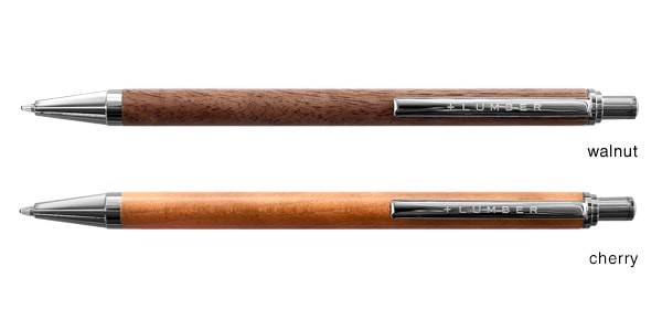 木製ボールペンはウォールナット・カリンの木からお選びいただけます。