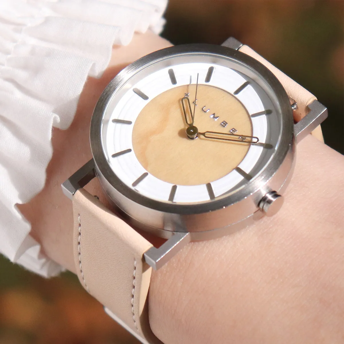 □【X'mas1,000円OFF】「WATCH 2200」厚みのあるステンレスと銘木が