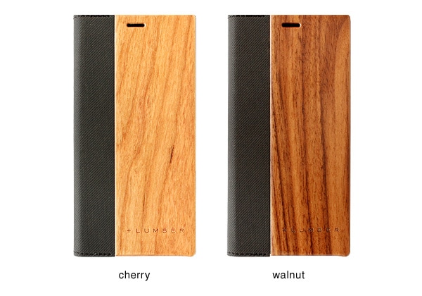 チェリー・ウォールナットの天然木板材をアクセントとしてプラス