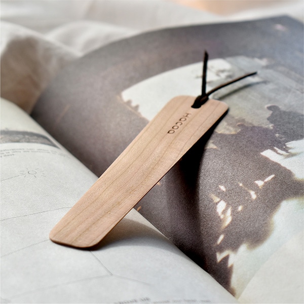 Hacoa】「Bookmark」木製ブックマーク・しおり/Hacoaブランド/北欧風