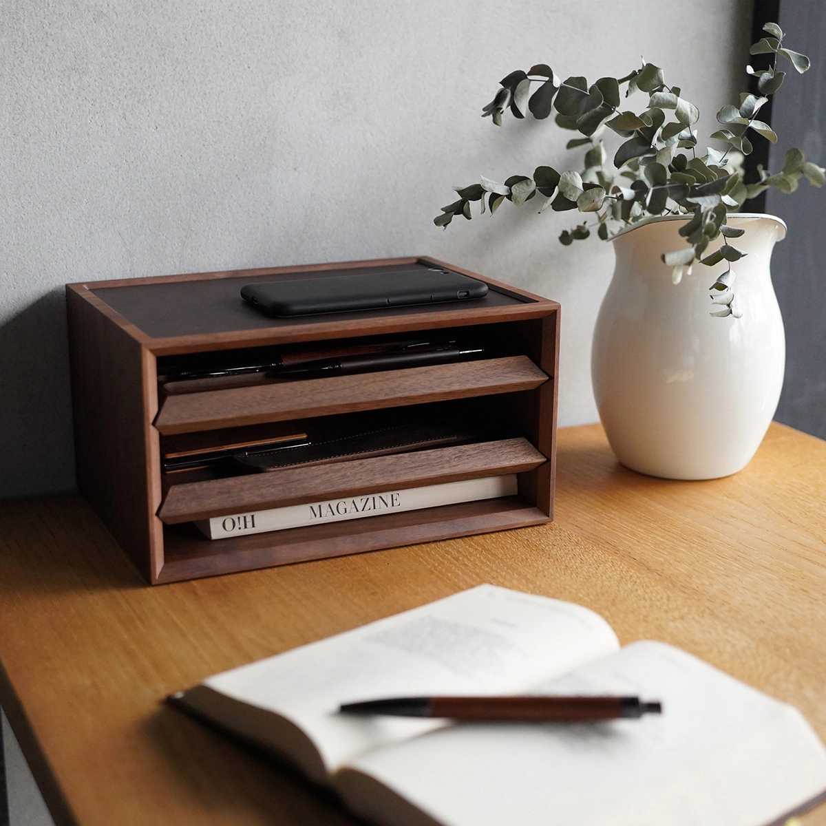 数量限定】25周年記念 木製デスクオーガナイザー｜Desk Organizer