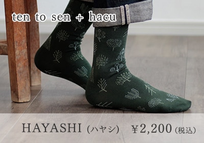 ten to sen + hacu HAYASHI(ハヤシ) ￥2,200（税込）