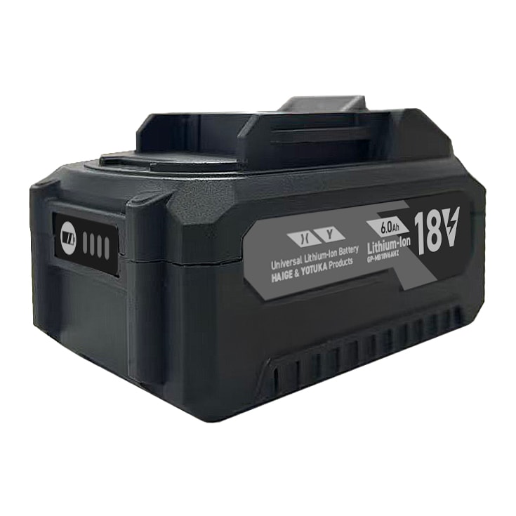 リチウムイオンバッテリー 18V 6Ah／GP-MB18V6AHZ／対応商品：YOTUKA