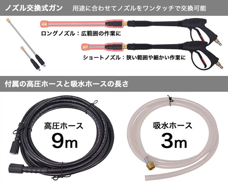 エンジン式 高圧洗浄機 4スト 21MPa／HG-DGPW2109【1年保証】 | 産業機械・DIY用品,高圧洗浄機 | 【公式】HAIGE