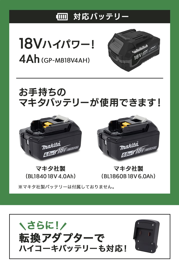 電動耕うん機 バッテリー/充電器セット HG-ETL1823 | 農業