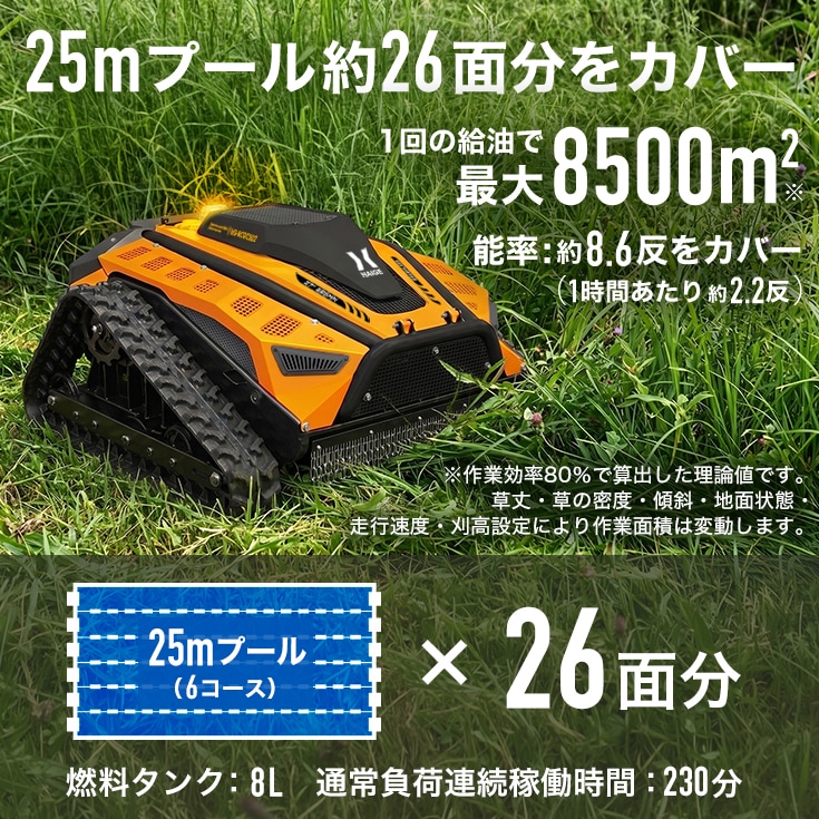 ラジコン式エンジン草刈機 HG-RCGC502 | 草刈機・芝刈機,草刈機・刈