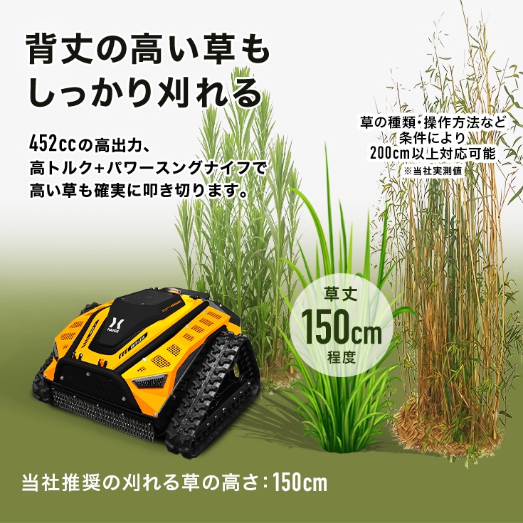 ラジコン式エンジン草刈機 HG-RCGC502 | 草刈機・芝刈機,草刈機・刈