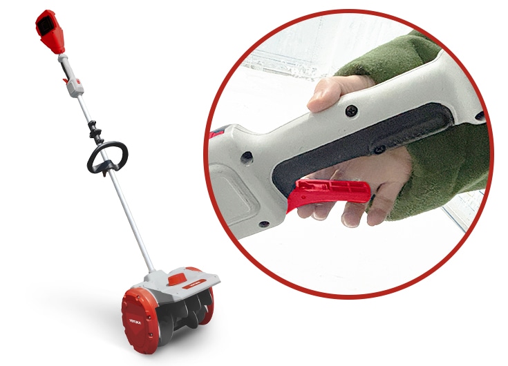 電動除雪機スノーショベル YS-ESS20W12 （本体+8Ahバッテリー2個＋充電